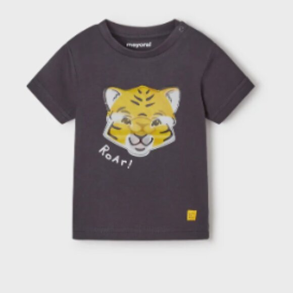 Baby T-Shirt w/Tiger Print - Picture 2 of 4